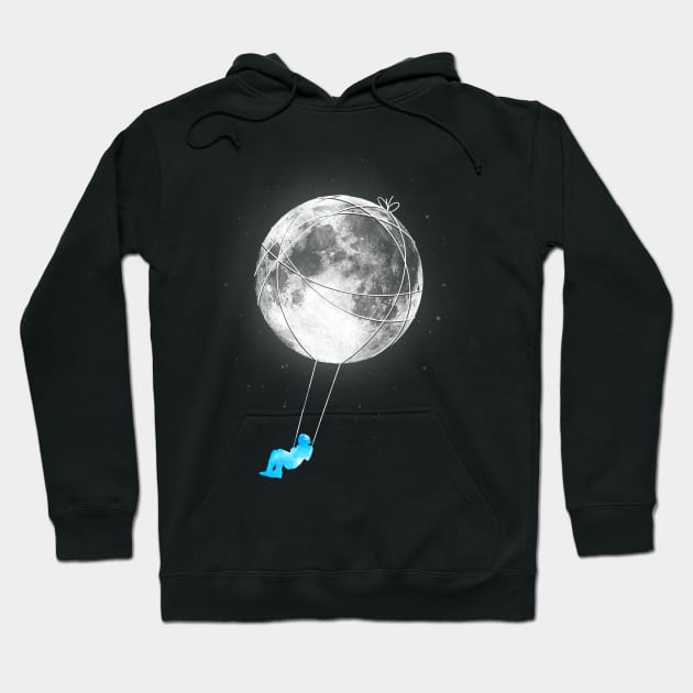 Moon Swing Hoodie by nicebleed